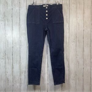 Tgla Button Fly Skinny Ankle Jeans 33
